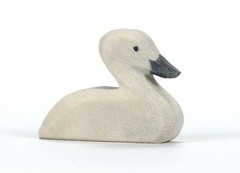 Ostheimer – 15905 – Cigno, piccolo, legno, fatto a mano, 4,3 cm x 3,3 cm x 2,5 c