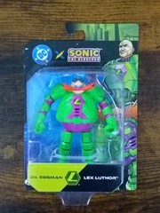 3-PK SONIC Hedgehog DC Comics 2.5″ Eggman Lex Knuckles Superman Silver Lantern