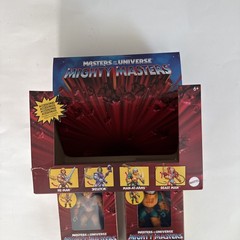 Masters Of The Universe Mighty Masters Lot Of 4 With Display Box