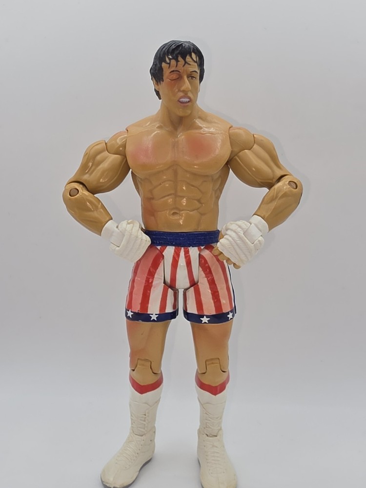 Rocky Balboa Bloody Variant Rocky 4 WWE WWF WCW RARE Mattel JAKKS HASBRO Boxing