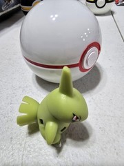 Pokemon Clip N Go Timer Ball with Larvitar Battle Figure Sealed