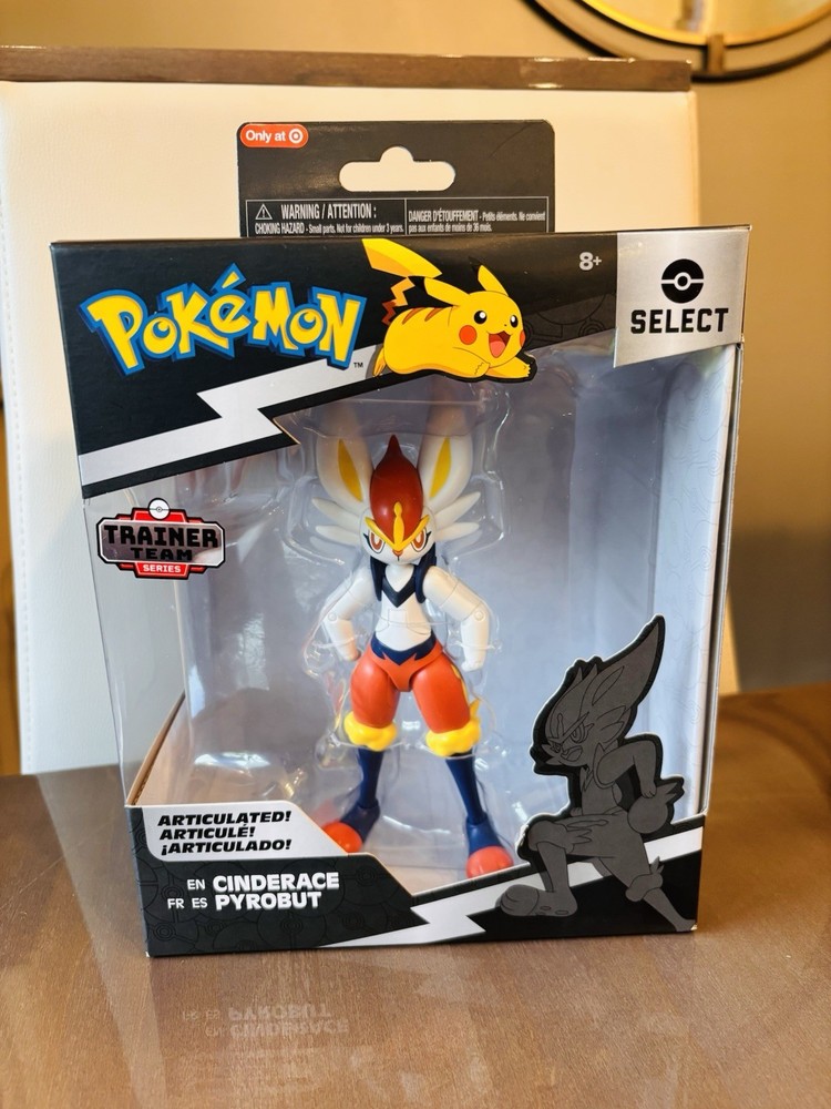 Jazwares Pokémon Select Series 9 Cinderace Articulated Action Figure 8+
