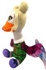 Large Plush Toy The Goat Movie #26 OLIVIA BURKE 12 ich Tall Basketball NWT