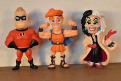 Disney 100 Years of Relentless Pursuit, 8-piece Figure Set hercules Anna