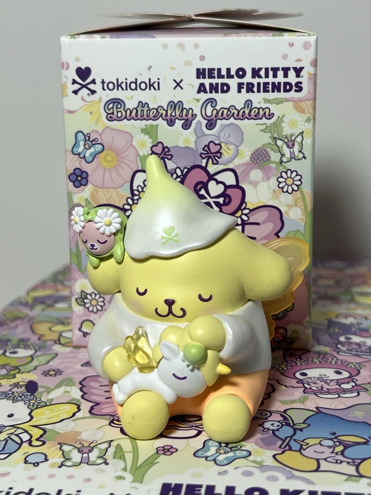 Tokidoki Hello Kitty & Friends Butterfly Garden Pompompurin 3″ Vinyl Figure New