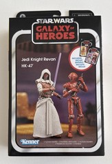 Hasbro Kenner Star Wars Galaxy of Heroes Revan Jedi, HK-47 Action Figure 2pk