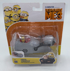 Despicable Me 3 Gru’s Vehicle Minion Toy Sealed Free Wheeling Action