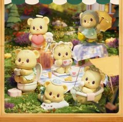 Butter bear leisure time series kawaii blind box dolls gift action figure toys