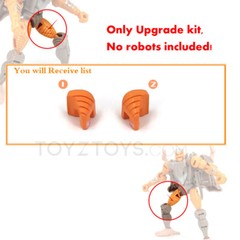 Thigh Fill blank Upgrade kit For War Cybertron Kingdom Rattrap Leg Accessories
