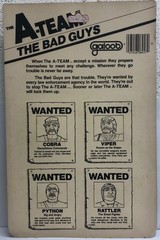 Galoob 1983 The A-Team 3.75″ Bad Guys Figures Cobra Viper Python Rattle MOC READ