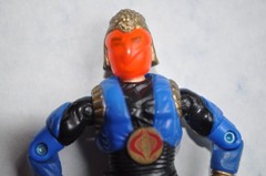Vintage G.I. Joe COBRA COMMANDER V4 Action Figure & 1 weapon ARAH 1991 Hasbro
