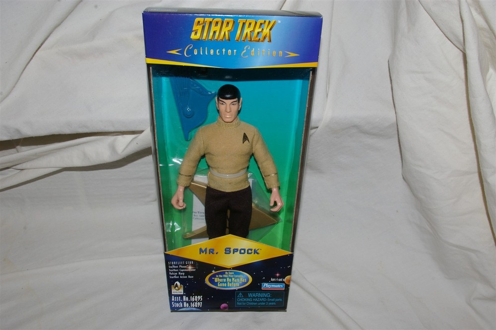 Playmates Star Trek Mr. Spock 9″ Action Figure Collecto Edition 1996 NEW