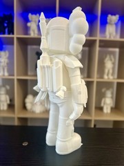 Boba Fett Themed Kaws Figure 2 Feet Tall Art Statue Home Display Room Decor
