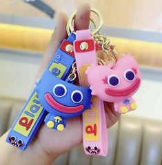 Huggy video game keychain