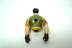 Vintage GI Joe 1986 Claymore Torso Special Mission Brazil Original Hasbro Parts