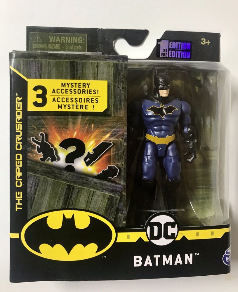 DC Spin Master BATMAN 4″ (blue suit) 1st Edition Creature Chaos Caped Crusader