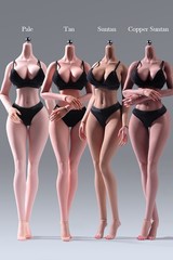 US YM501 1/6 Pale Seamless Body Big Breast Slender Waist Details Female Figure