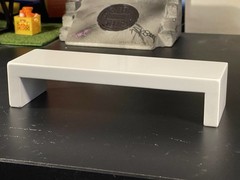 White Marble Professional Fingerboard Flat Bench 8″