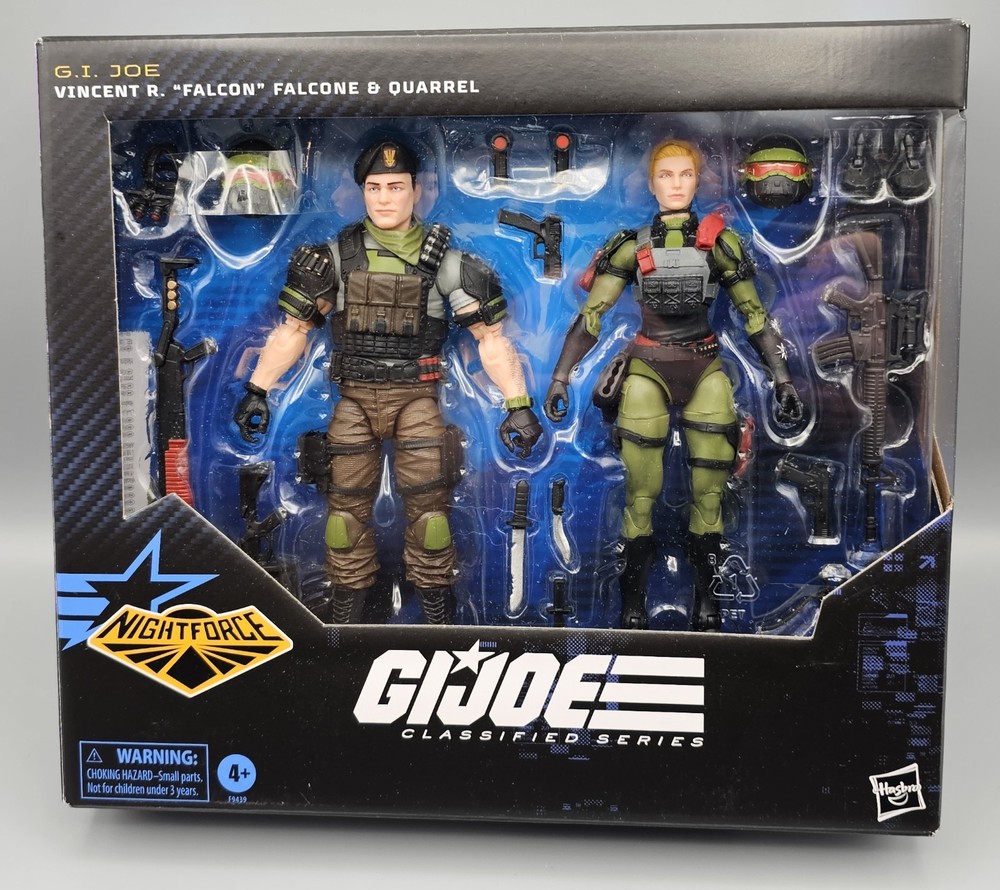 G.I. Joe Classified Series #138, Night Force Vincent R. Falcon Falcone & Quarrel
