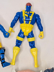 Vintage 1990s MARVEL Figures Captain America Deathlok Cyclops Wolverine Stealth