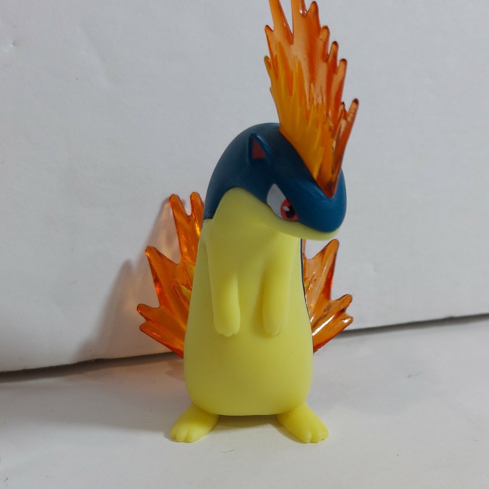Pokemon Scale World 2.5″ 1/20 Scale Clear Quilava Figure Nintendo Bandai Johto