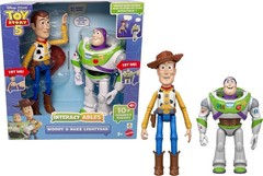Toy Story 5 Interactables Woody & Buzz Lightyear 11-Inch Talking FIgure 2-Pack