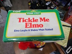 Vintage 1996 Tyco TICKLE ME ELMO Red Plush Sesame Street Toy NIP READ!!!!!!!!!!!