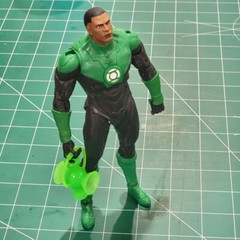 Custom Green Lantern power battery for 6in. figure 1:12 glow in the dark GID