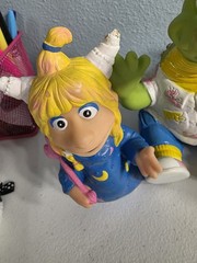 3 Pizza Hut 1990 Eureekas Castle Set Magellan Batly Vinyl 6″ Figure Hand Puppet
