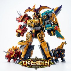 Miniforce Dinoid Warrior DINO EMPEROR 5-Integration Dinosaur Robot 2025 K-TOY