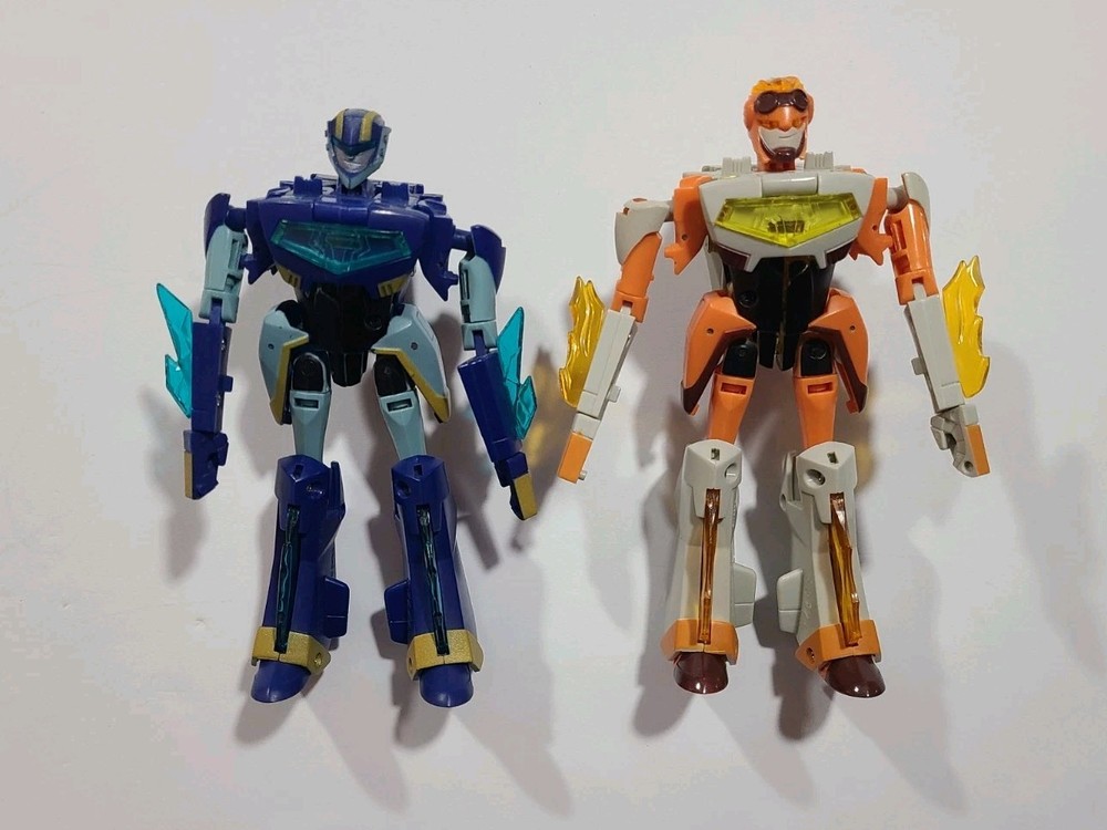 Transformers Animated Jetfire & Jetstorm Safeguard 2008 Hasbro 100% Complete