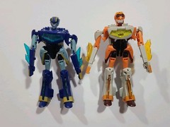 Transformers Animated Jetfire & Jetstorm Safeguard 2008 Hasbro 100% Complete