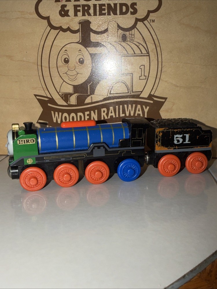 HIRO ! THOMAS FRIENDS TRAIN WOODEN Railway #51 Japanese PATCHWORK VARIANT 2003