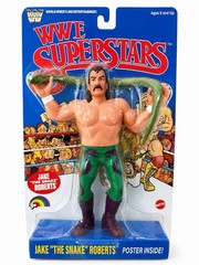 WWE Superstars Lot of 3 The Rock Jake Roberts Roddy Piper Mattel Sealed
