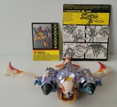 TRANSFORMERS BEAST WARS AIRAZOR METAL CHROME BIRD EAGLE HAWK 1999 MISSING FEET
