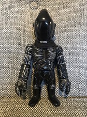 Real Head x RxH Realhead Eiriman Alien Sofubi Japan BLACK MOLDING /Silver Paint