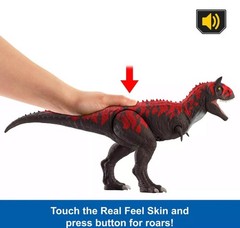 Jurassic World LEGACY Reimagined ROARIN Real Feel CARNOTAURUS Dinosaur 🔴NEW🔴