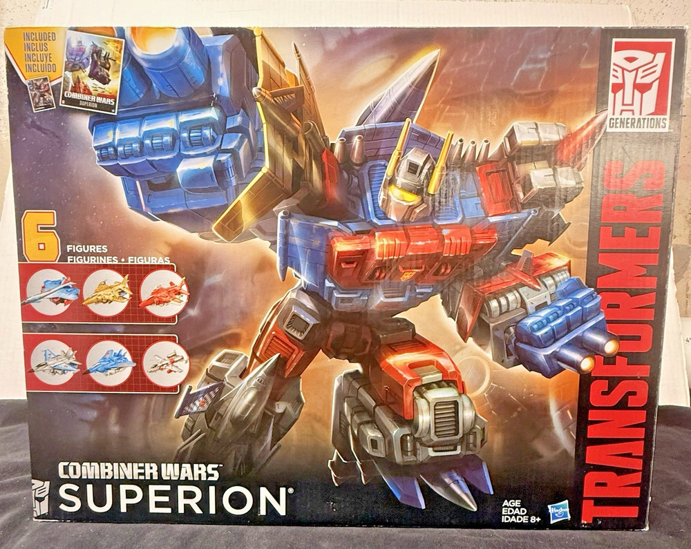Transformers Combiner Wars Generations G2 Deluxe Superion BOXED **NEW + SEALED**