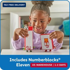 hand2mind Numberblocks Friends Eleven and Twelve Figures, Numbers for Toddlers,