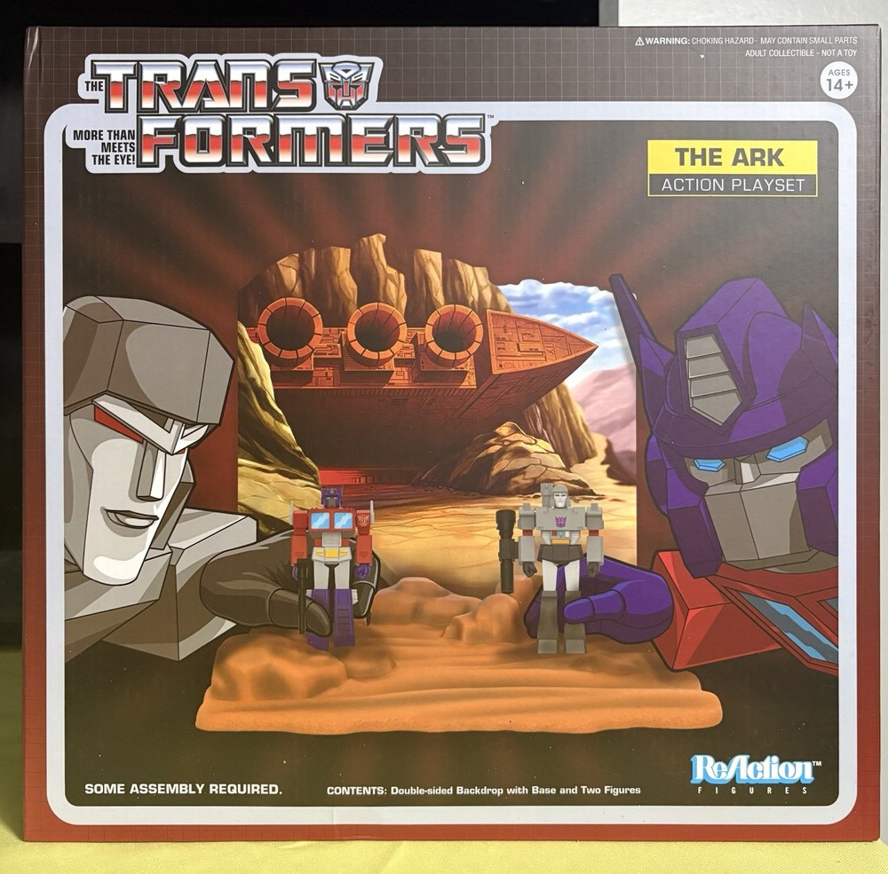 Reaction Transformers The Ark W/ Megatron and Optimum Bonus Arcee New