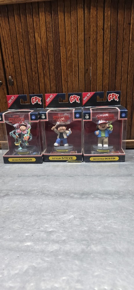 Stranger Things Garbage Pail Kids GPK Mash-Up Lot Of 3 Figures