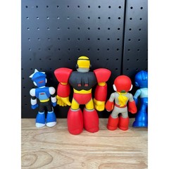 lot of 7 mega man toys
