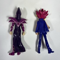 1996 Mattel Kazuki Takahashi Yu-Gi-Oh! Yami Yugi Dark Magician Action Figures