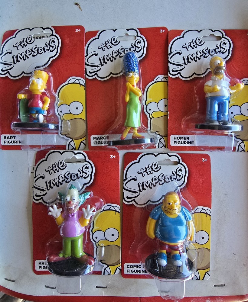 The Simpsons Figurines Monogram International 2015 Complete Set Of 5 Sealed