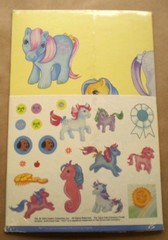My Little Pony 1984 Hasbro Hi-C Promo Advertising Poster Calendar W/Stickers