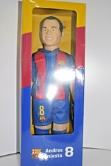 Andres Iniesta FC Barcelona Soccer Realistic Action Figure Player Football Toy