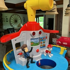 Paw Patrol My Size 33″ Lookout Tower Tested 4 Figures 6 Vehicles Works Clean