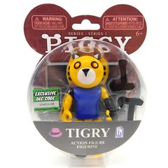 Roblox Piggy Series 1 TIGRY Figure with Exclusive Download Code Collectible NIB