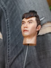 1/12 Japanese samurai soldiers Head Sculpt Fit 6” Male Action Figure Body Toy