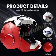 US AUTOKING Iron Man MK5 1:1 Helmet Wearable Voice-controlled Mask Cosplay Prop